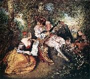 WATTEAU, Antoine, The Love Song